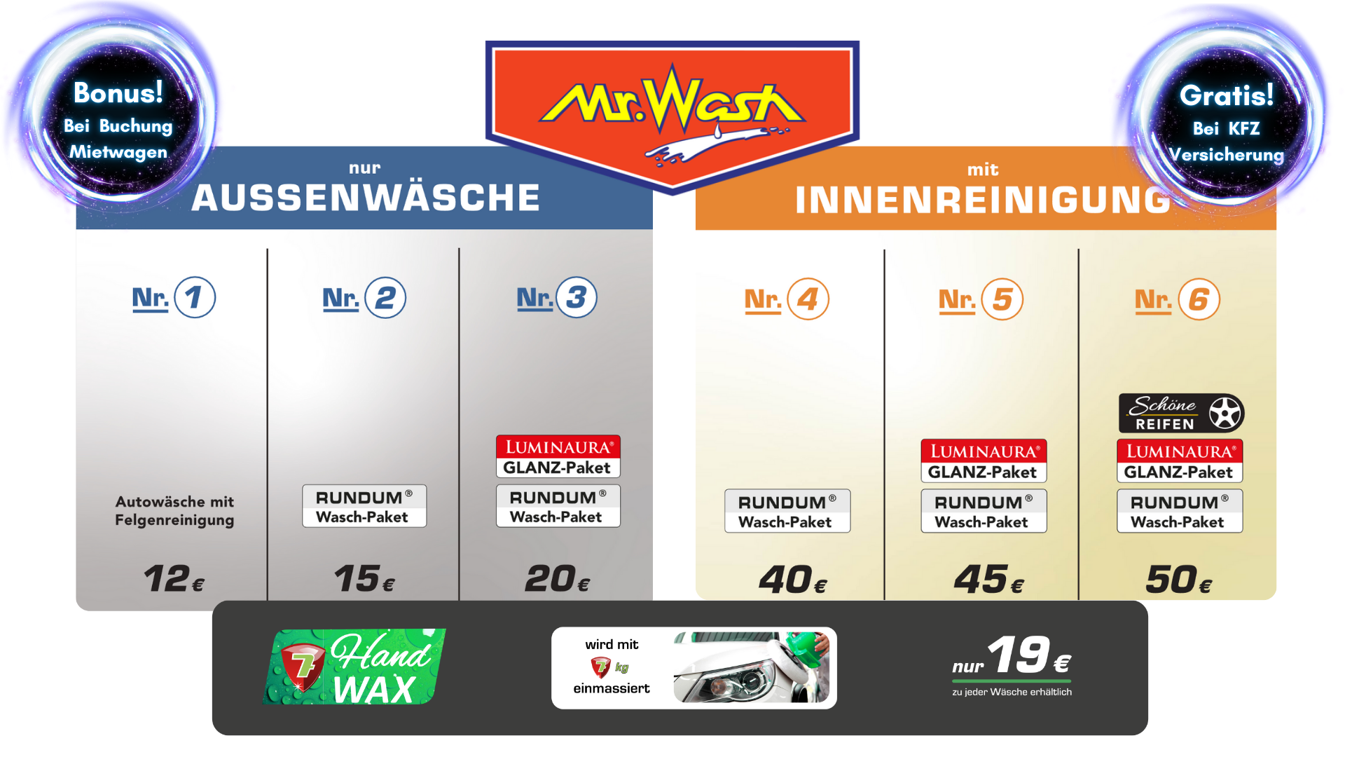 Mr. Wash - Premium Autowäsche